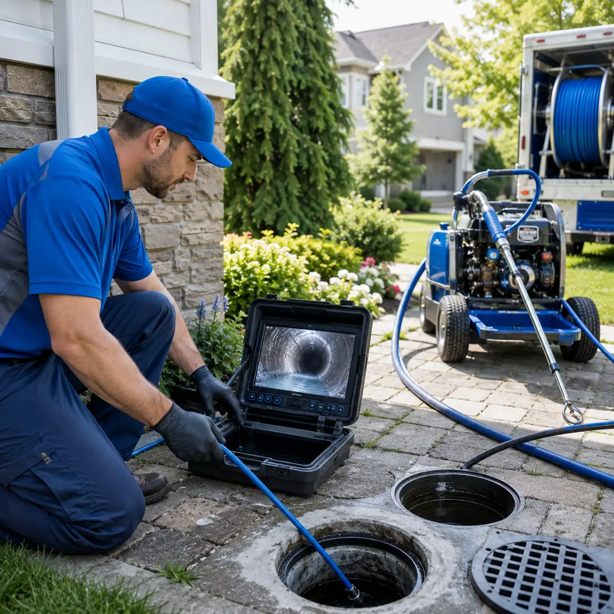 Outdoor drain cleaning professionals serving Gilman, IL
